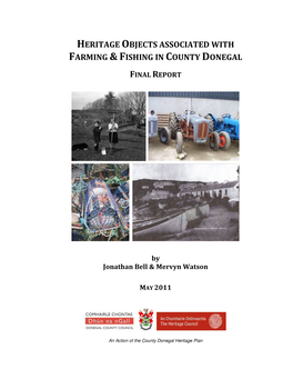 Heritage Objects Associated with Farming & Fishing in County Donegal