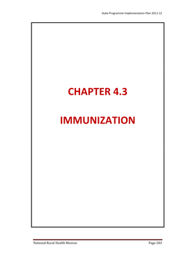 Chapter 4.3 Immunization