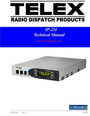 IP-224 Technical Manual