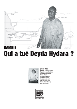 GAMBIE Qui a Tué Deyda Hydara ?