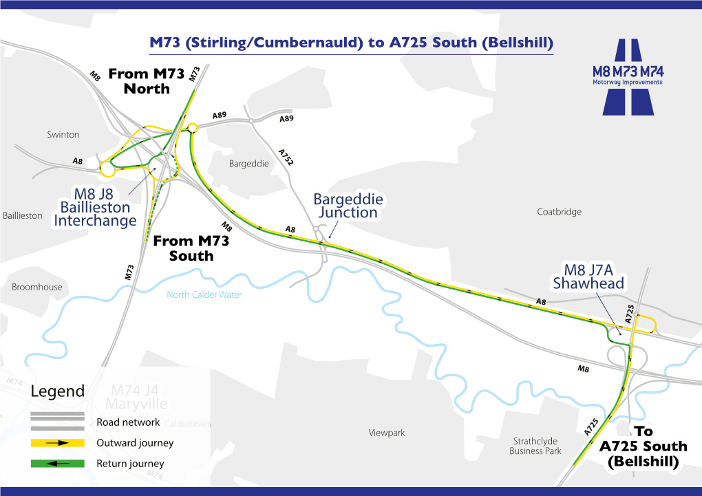 Journeys from M73 East