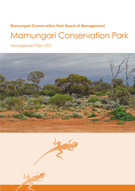 Mamungari Conservation Park Management Plan, Adelaide, South Australia’