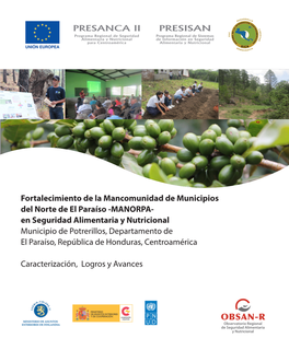 MANORPA- En Seguridad Alimentaria Y Nutricional Municipio De Potrerillos, Departamento De El Paraíso, República De Honduras, Centroamérica