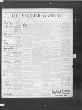 Courier Gazette : June 6, 1893