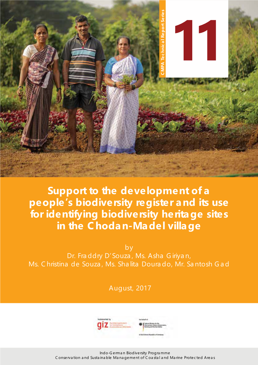 Support to the Development of a People's Biodiversity Register and Its Use for Identifying Biodiversity Heritage Sites In