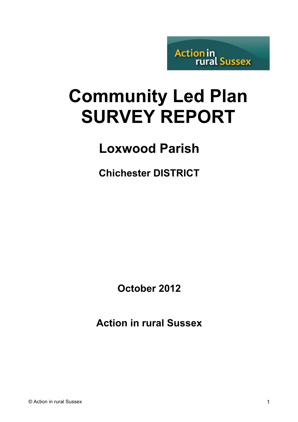 Loxwood CLP Survey Report