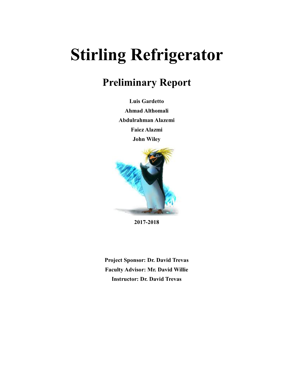 Stirling Refrigerator