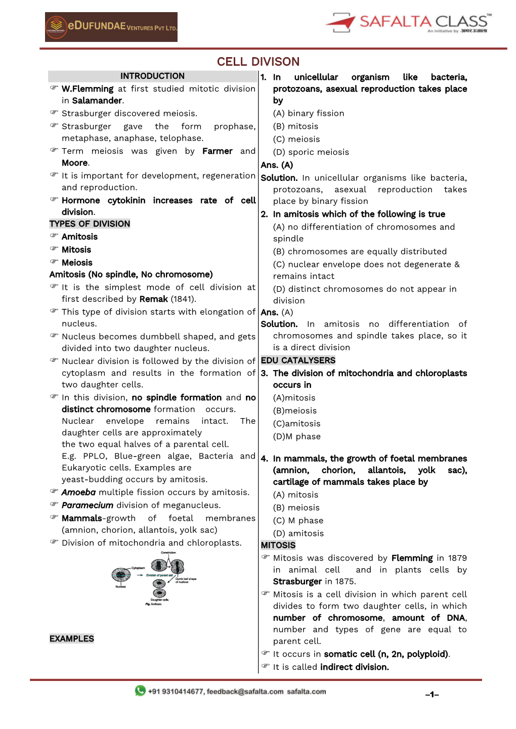 Cell Divison Introduction 1