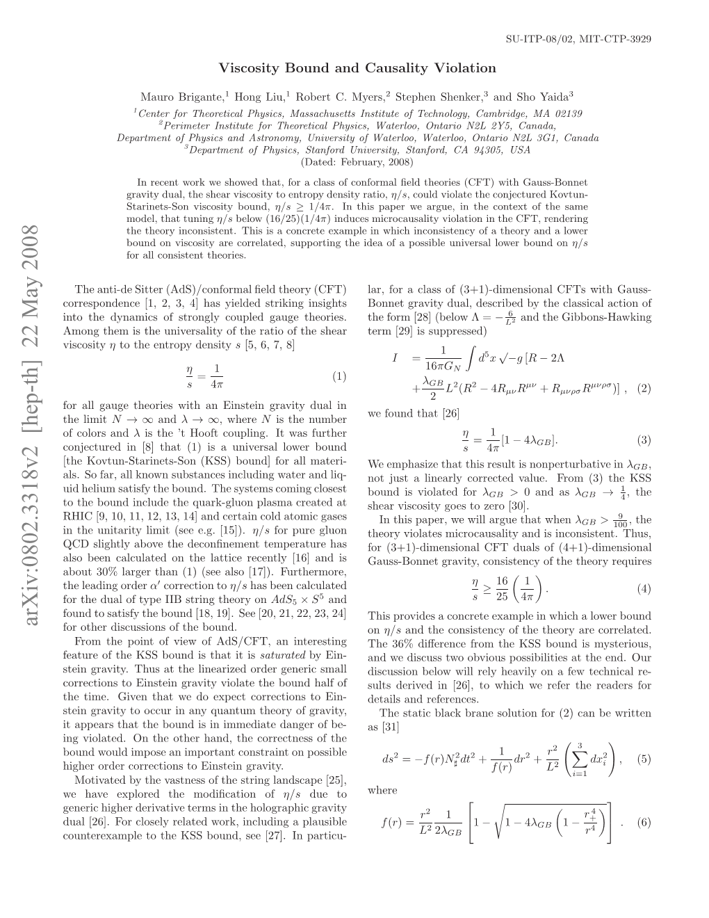 Viscosity Bound and Causality Violation