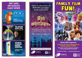 Don't Miss Our Fantastic Family Shows!