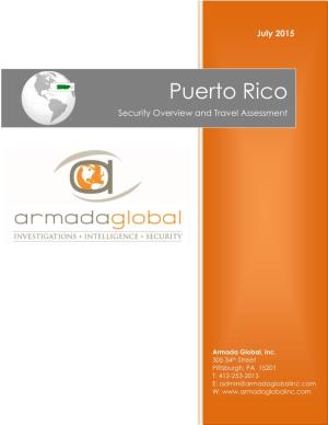 Puerto Rico Security Overview and Travel Assessment