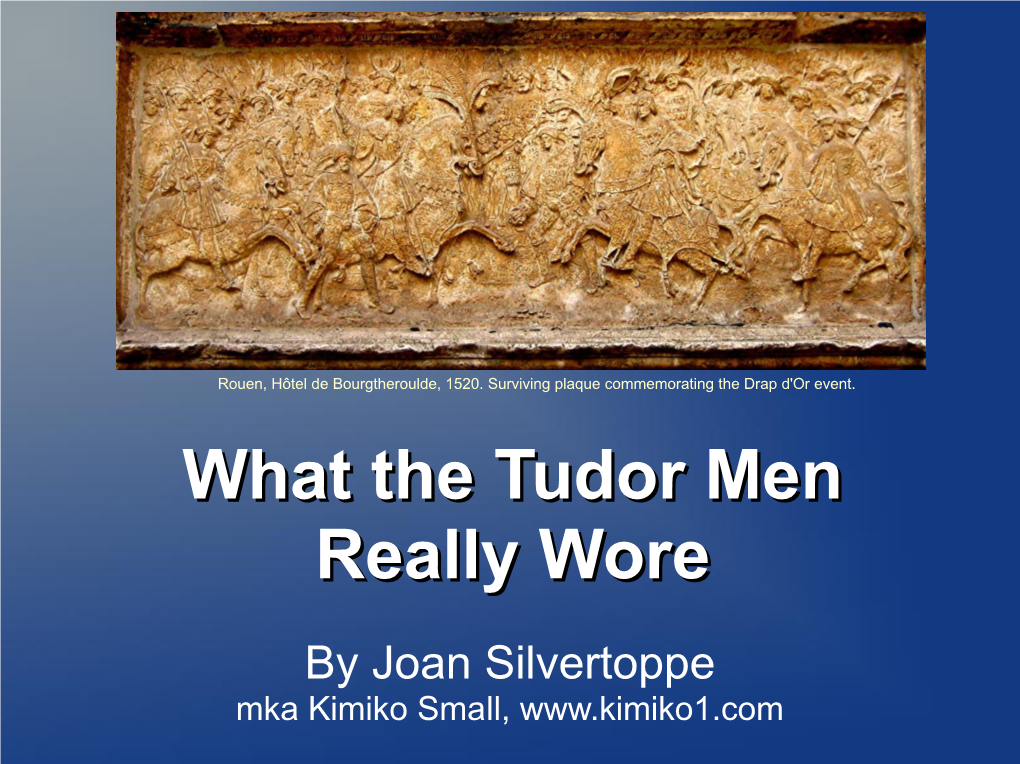 Tudor Men Presentation