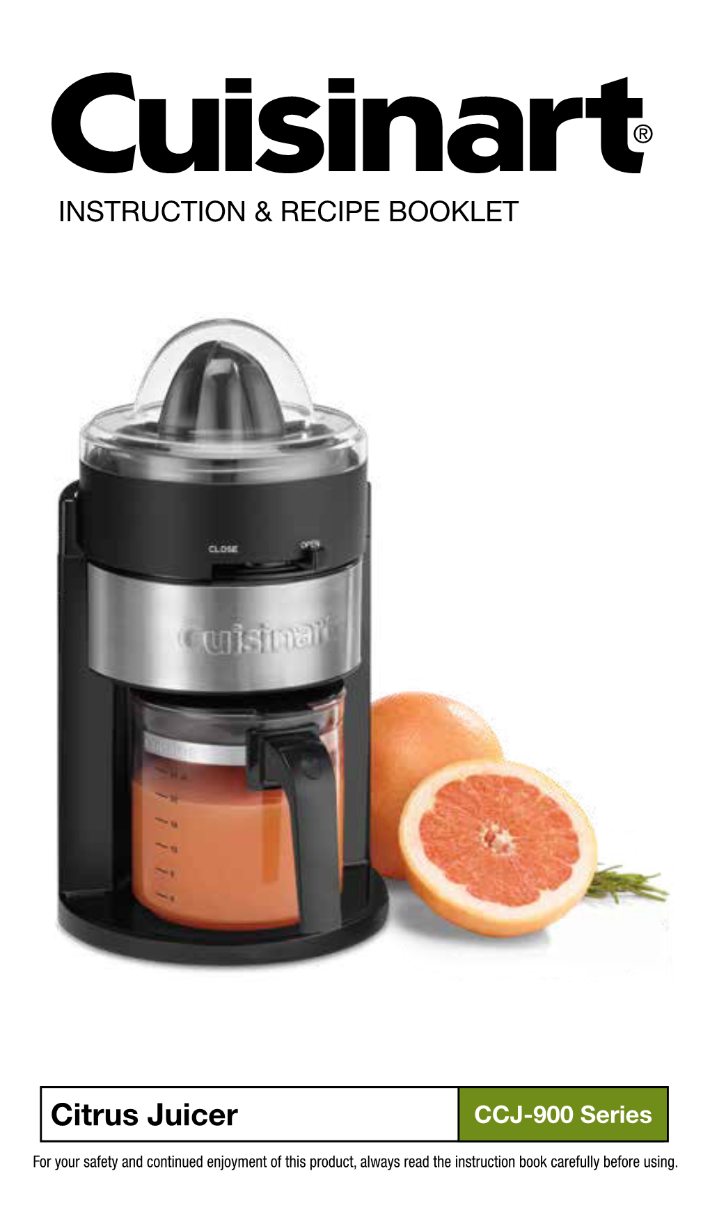 Citrus Juicer CCJ-900 Series