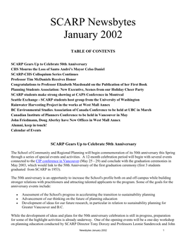 SCARP Newsbytes January 2002