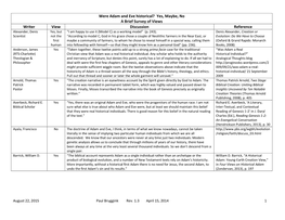 Were Adam and Eve Historical? Yes, Maybe, No a Brief Survey of Views