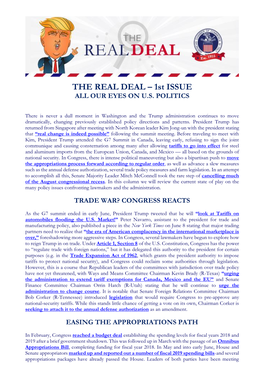 THE REAL DEAL – 1St ISSUE ALL OUR EYES on U.S