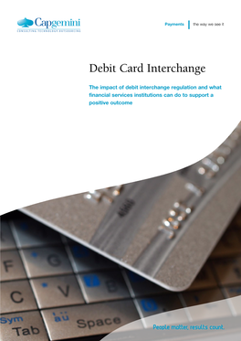 Debit Card Interchange