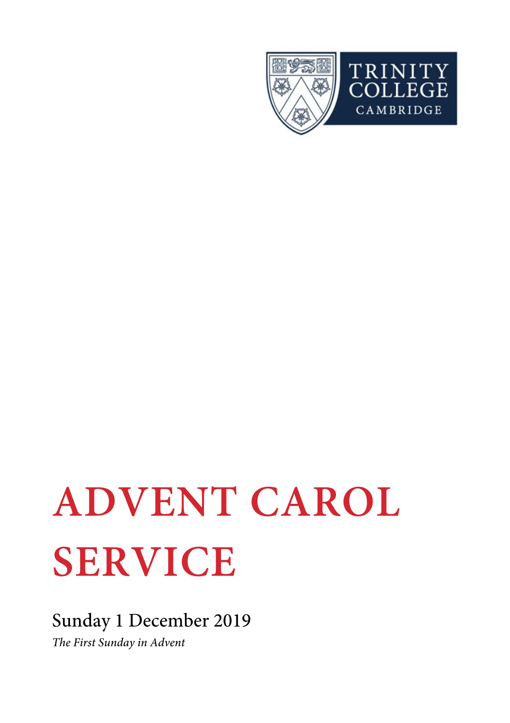 Advent Carol Service