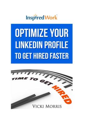 Optimize Your Linkedin Profile