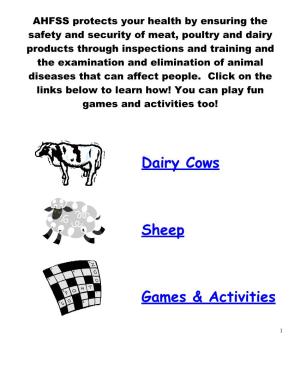 Animal Health Activity Book