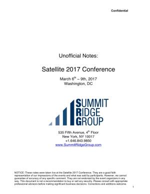 2017-Conference Notes-Good