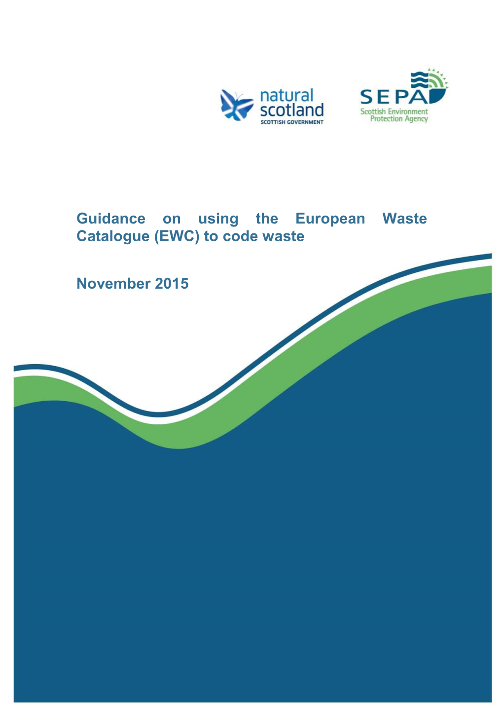 European Waste Catalogue EWC Guidance Nov 2015