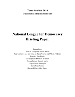 National League for Democracy (NLD) 1