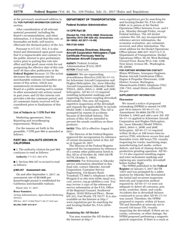 Federal Register/Vol. 82, No. 139/Friday, July 21, 2017/Rules and Regulations