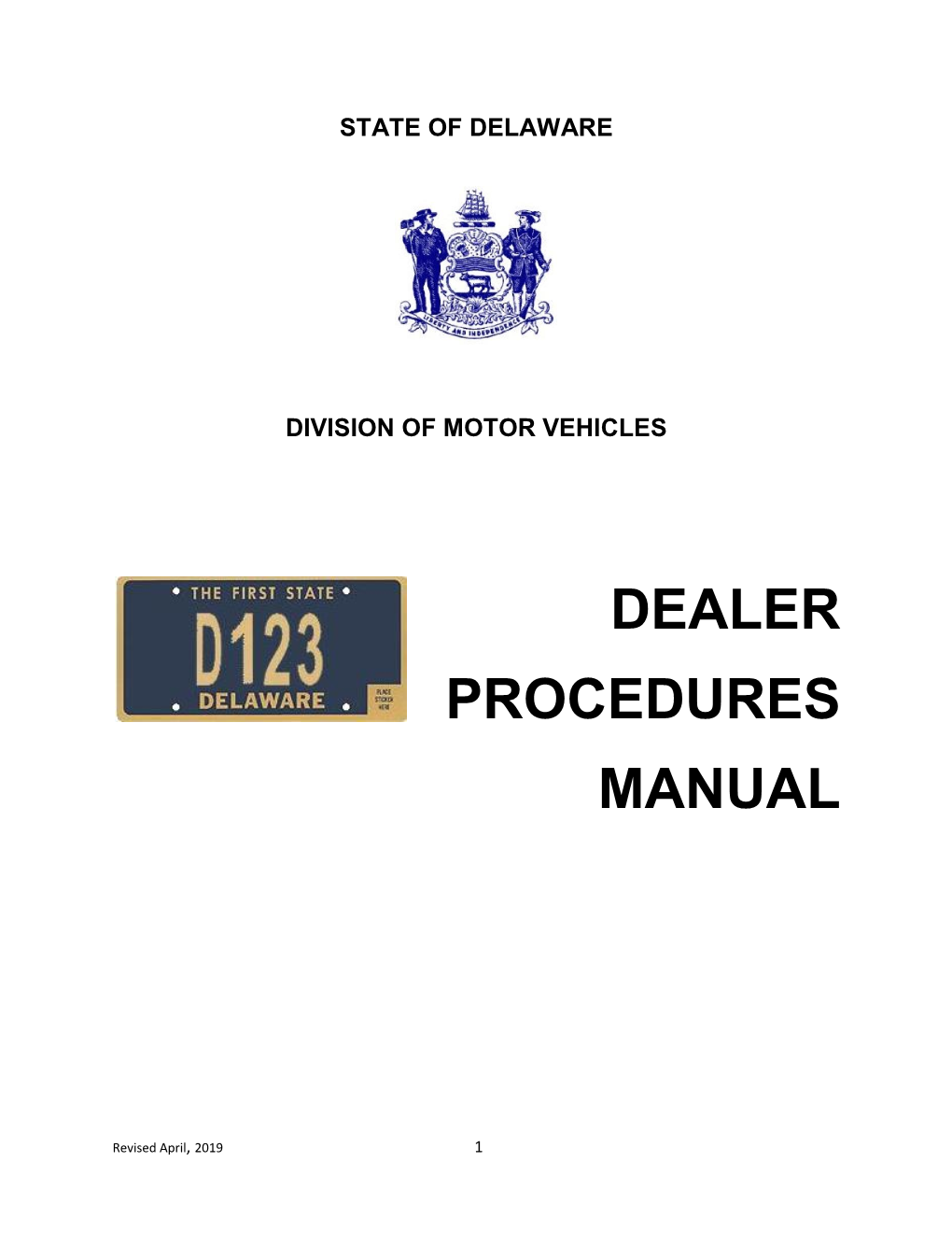 Dealer Procedures Manual