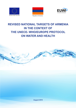 Revised National Targets of Armenia in the Context of the Unece- Who/Europe Protocol on Water and Health