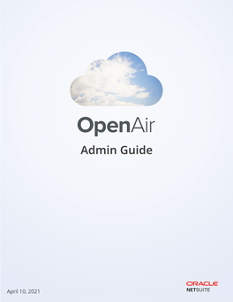 Openair Admin Guide