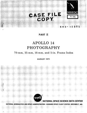Apollo 14 Photography