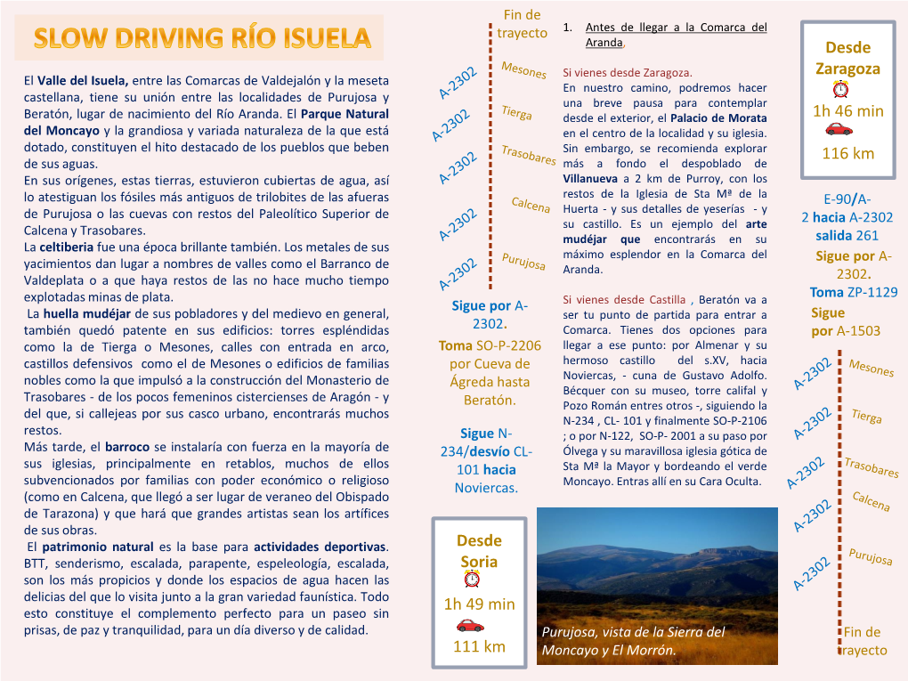 Rutas Slow Driving Por El Isuela