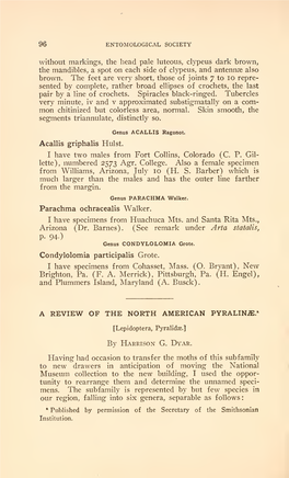 A Review of the North American Pyralin^.*