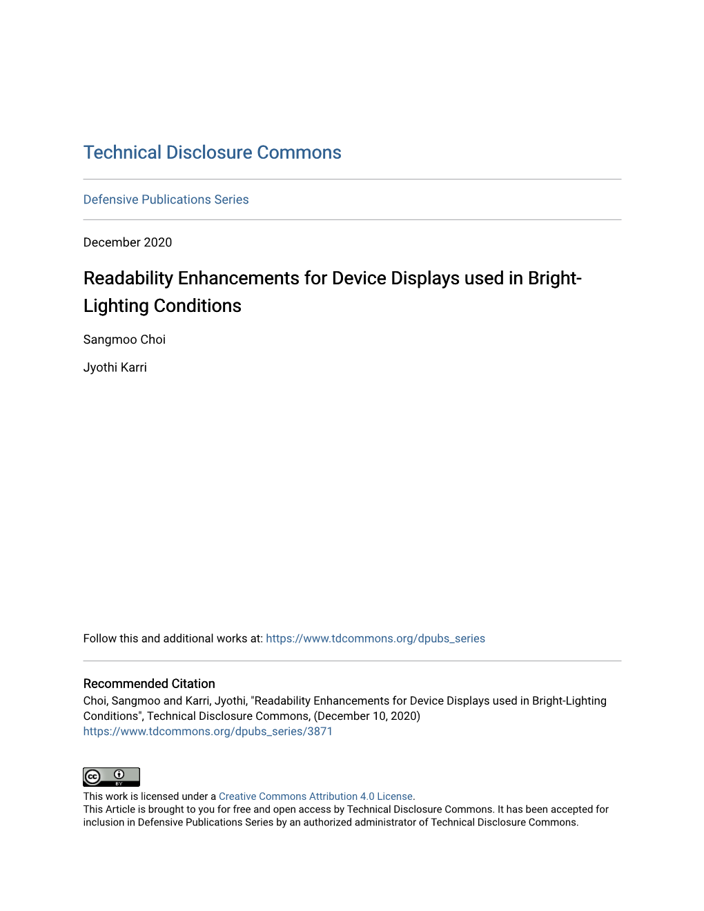 Readability Enhancements for Device Displays Used in Bright-Lighting