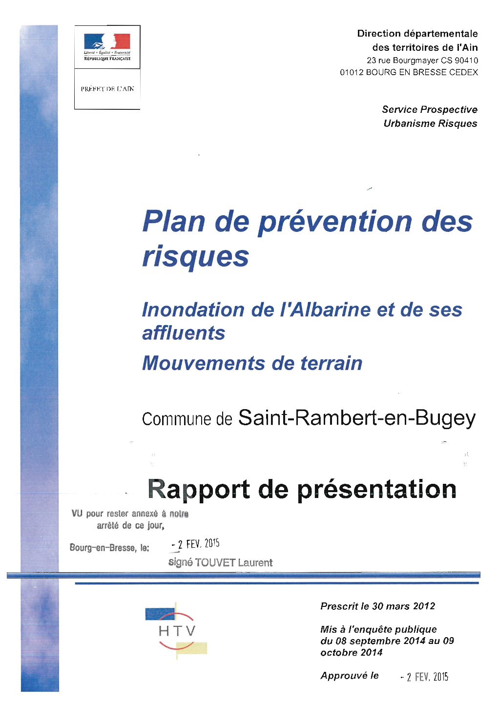 2. La Révision Du PPR De Saint-Rambert-En-Bugey