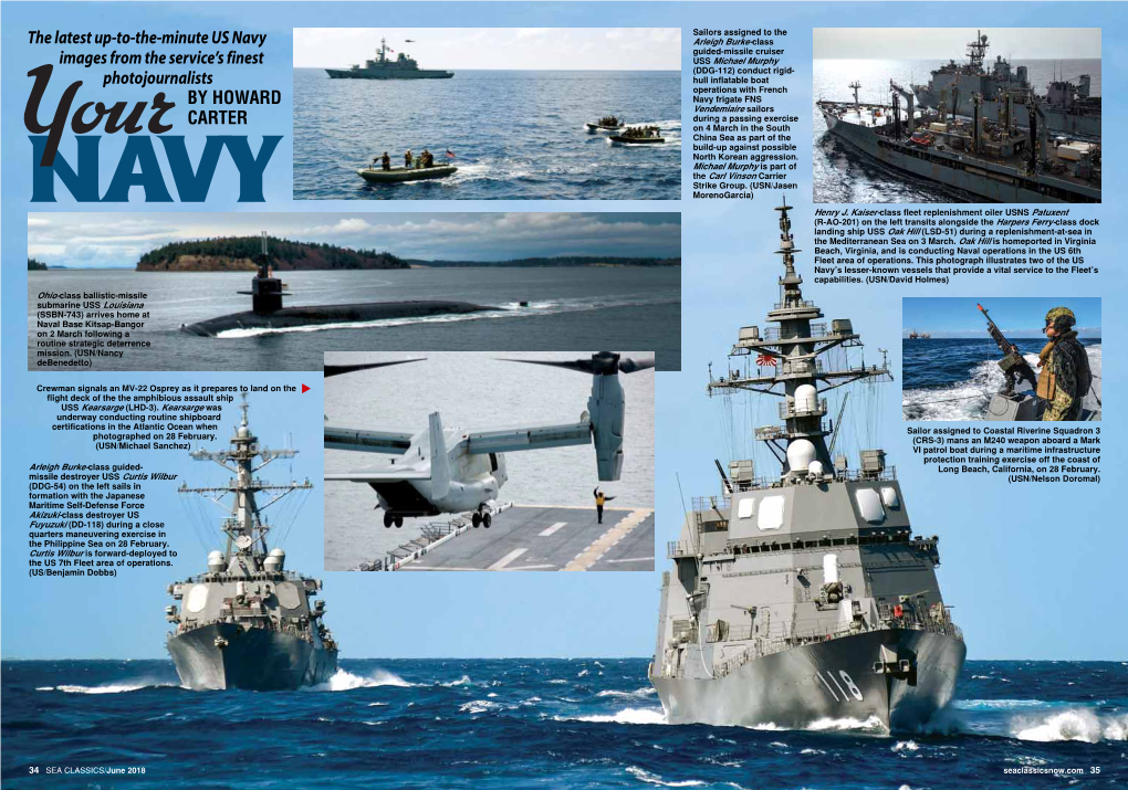The Latest Up-To-The-Minute US Navy Images from the Service's Finest