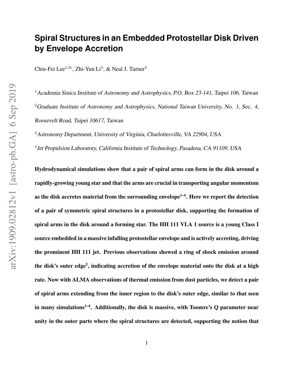 Spiral Structures in an Embedded Protostellar Disk Driven by Envelope Accretion