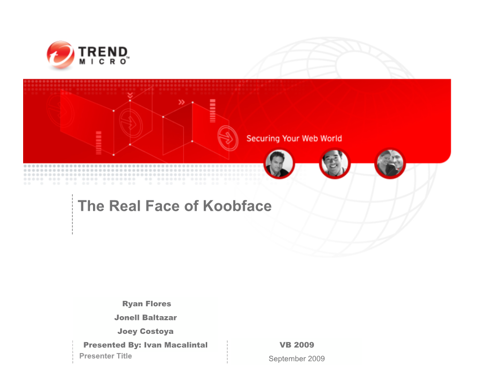 The Real Face of Koobface