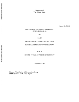 World Bank Document