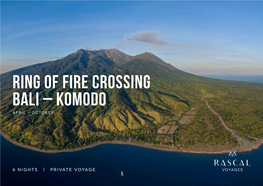 Ring of Fire Crossing Bali – Komodo April – October