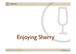 Enjoying Sherry