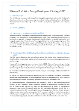 Appendix K – Wind Energy Development Strategy Kilkenny Draft CCDP 2021