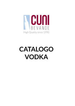 Vodka Catalog