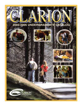 2003-2005 Clarion University of Pennsylvania