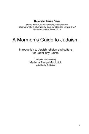 A Mormon's Guide to Judaism