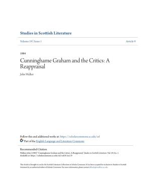 Cunninghame Graham and the Critics: a Reappraisal John Walker