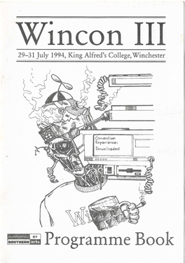Wincon III Programme Book
