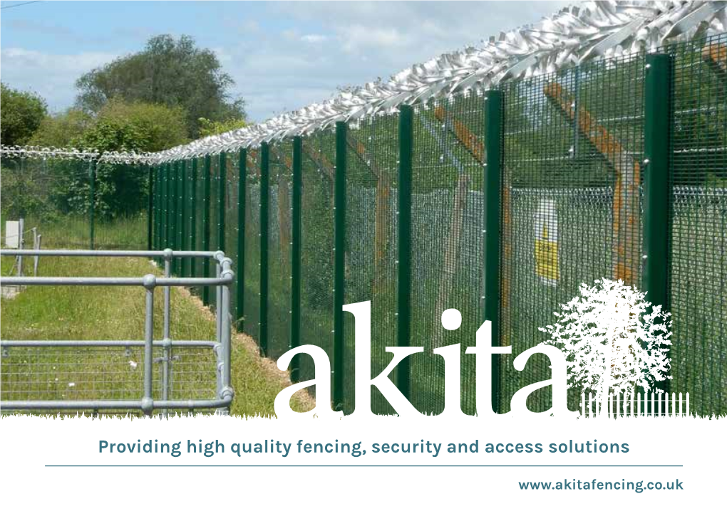 Providing High Quality Fencing, Security and Access Solutions