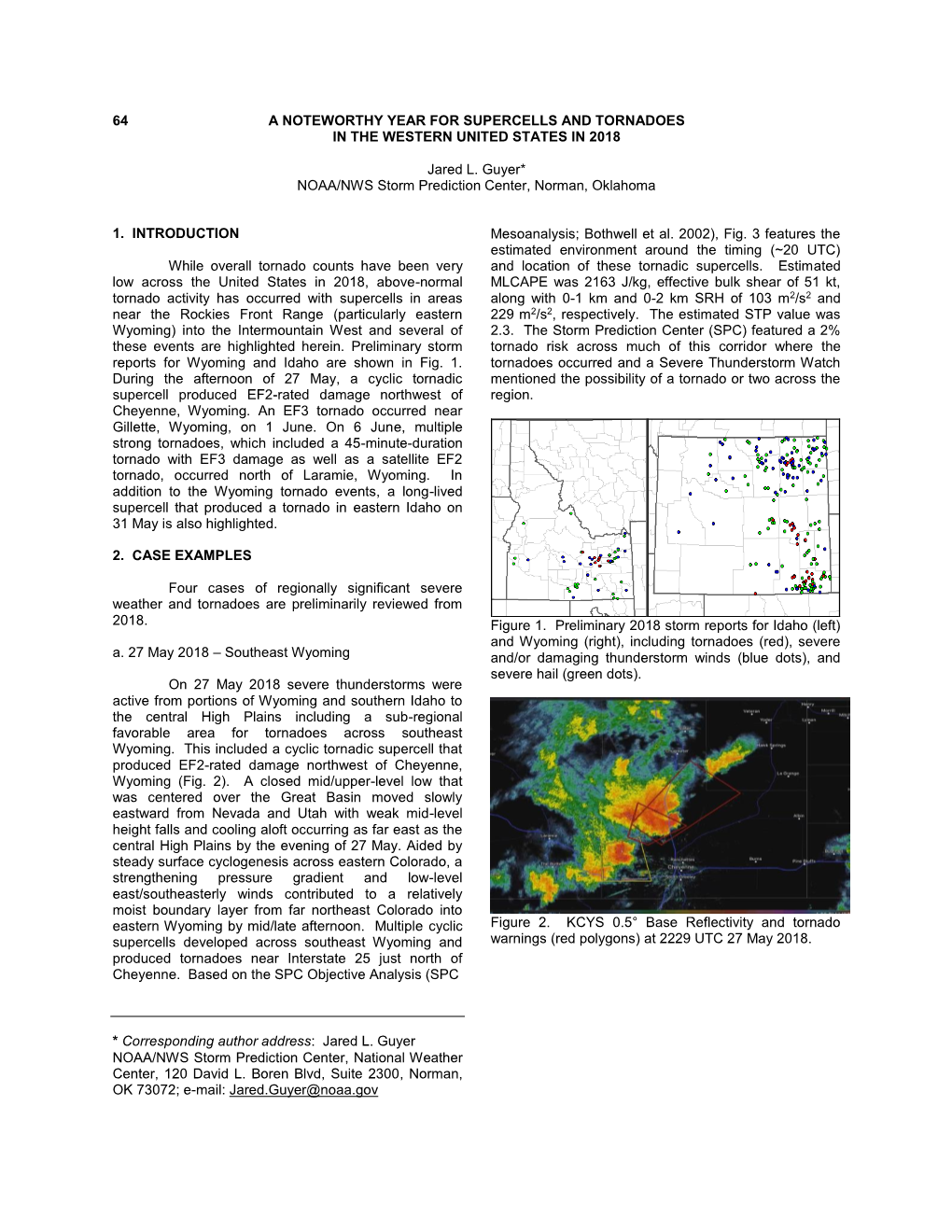 2018 Western US Severe Weather and Tornadoes